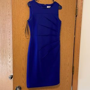 Calvin Klein dark blue Starburst professional dress